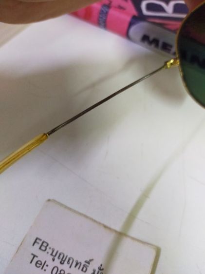 แว่นตา Rayban aviatorของแท้ 58 14 เลนส์สวย  ใครหาใช้อยู่ราคาเบาๆ รูปที่ 11