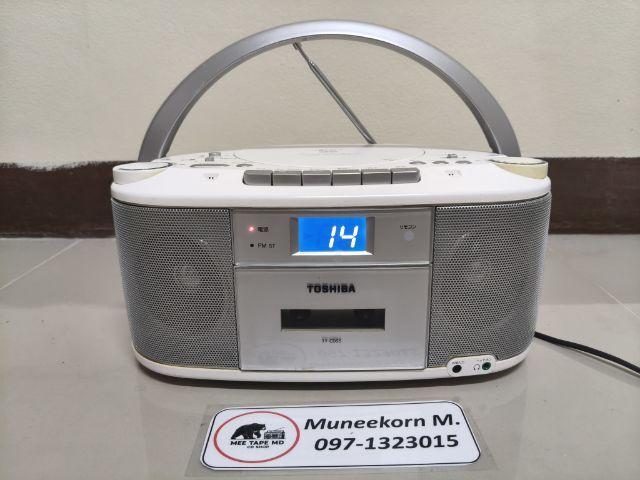 เครื่องเล่นวิทยุเทป CD toshiba 