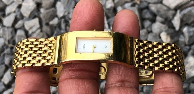 นาฬิกาข้อมือ ADEC เรือนทองสายทองสวย รูปที่ 2