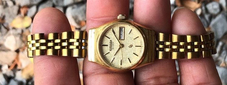 นาฬิกาข้อมือ Citizen QUARTZ Lady เรือนทองสายทองสวย รูปที่ 5