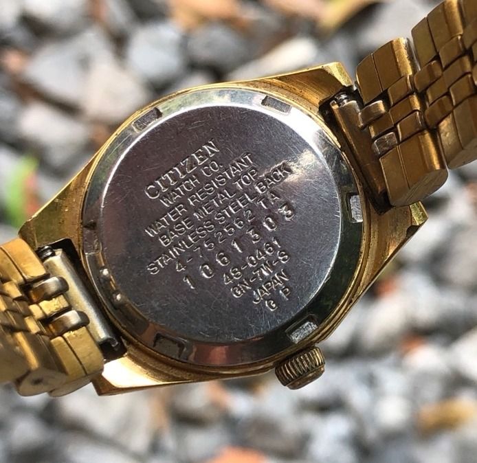 นาฬิกาข้อมือ Citizen QUARTZ Lady เรือนทองสายทองสวย รูปที่ 11