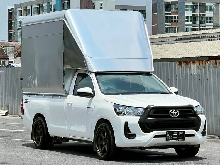 Toyota Hilux Revo 2022 2.4 Entry Pickup ดีเซล ไม่ติดแก๊ส เกียร์ธรรมดา ขาว รูปที่ 2