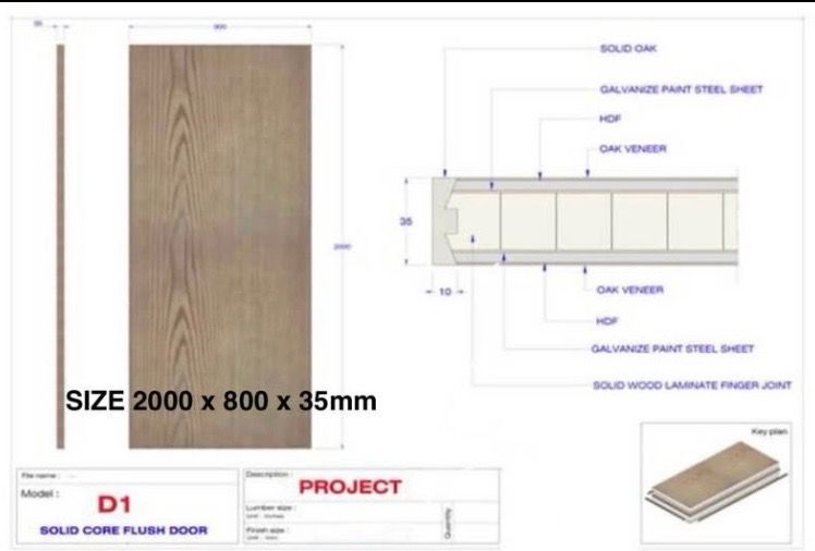 SOLID Flush doors รูปที่ 5