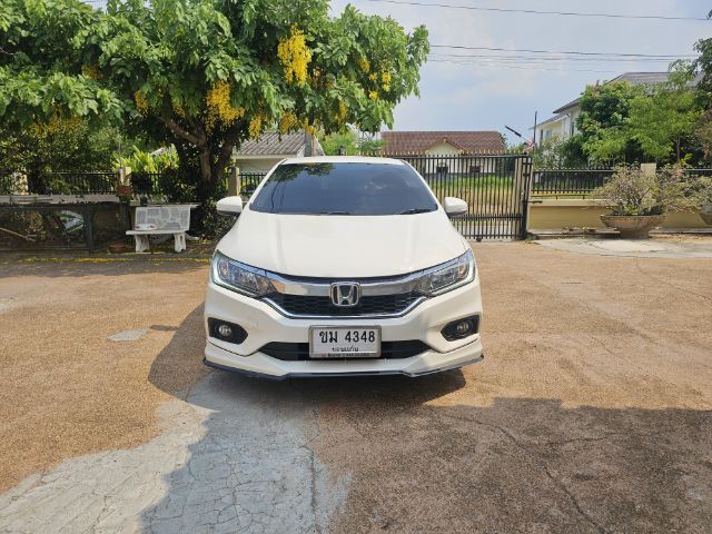 Honda City 2019 1.5 S i-VTEC Sedan เบนซิน ไม่ติดแก๊ส เกียร์อัตโนมัติ ขาว รูปที่ 2