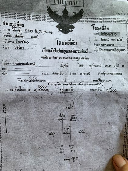 บ้านสองชั้นพร้อมที่ดิน 