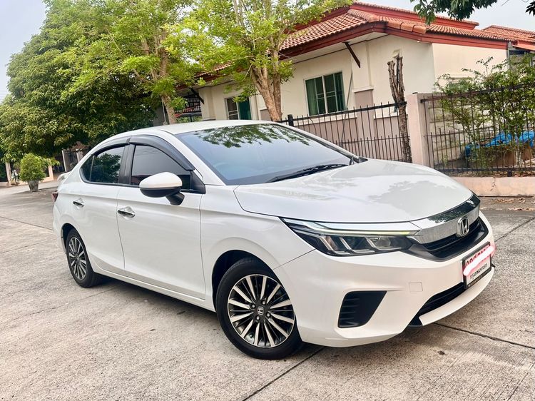 Honda City 2020 1.0 SV Sedan เบนซิน ไม่ติดแก๊ส เกียร์อัตโนมัติ ขาว รูปที่ 3