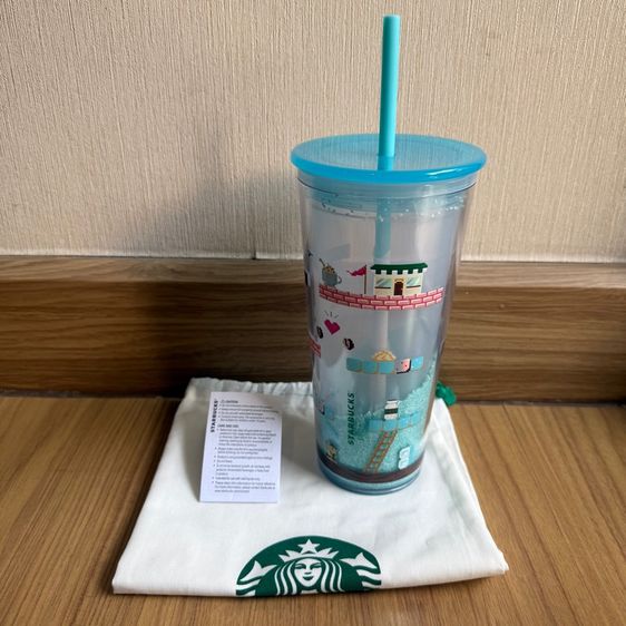 อุปกรณ์ทำเครื่องดื่ม แก้ว Starbucks Bearista Game Challenge Cold Cup 