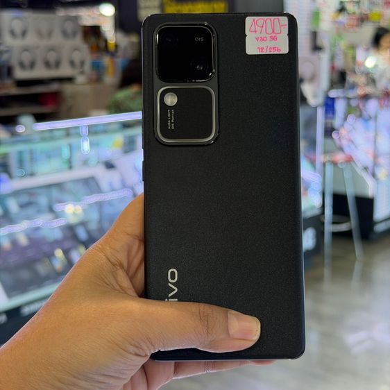 Vivo V30 สีดำ เครื่องศูนย์ สภาพสวยมากๆ จอ6.78นิ้ว แรม12รอม256 Snap7 Gen3 กล้อง50ล้าน(3ตัว) รูปที่ 2