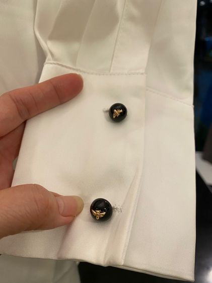 คริสเตียนดิออร์ (ติดจองค่ะ)เดรสเชิ้ต หรือ เสื้อตัวยาว พร้อมเข็มขัดกระเป๋าหนัง สภาพใหม่เอี่ยม รูปที่ 10