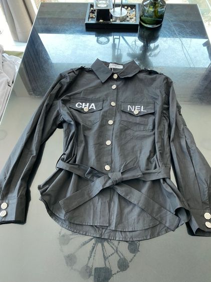 ชาแนล เสื้อเชิ้ตแขนยาว สภาพใหม่เอี่ยม  รูปที่ 7