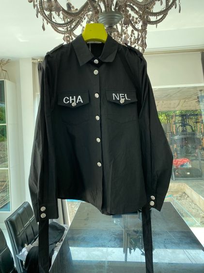 ชาแนล เสื้อเชิ้ตแขนยาว สภาพใหม่เอี่ยม  รูปที่ 11