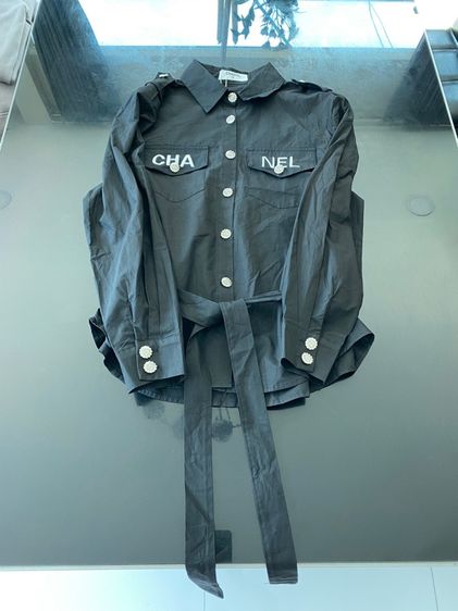 ชาแนล เสื้อเชิ้ตแขนยาว สภาพใหม่เอี่ยม  รูปที่ 2