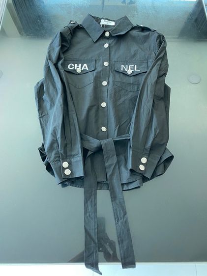 ชาแนล เสื้อเชิ้ตแขนยาว สภาพใหม่เอี่ยม  รูปที่ 3