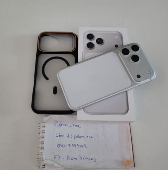 iPhone17ProMax  256GB Silver อายุ เดือนครึ่ง สภาพใหม่