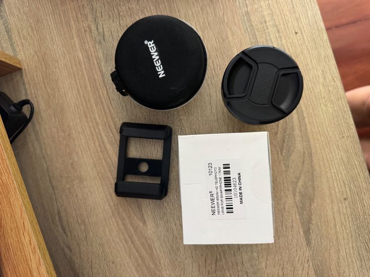 ￼Neewer เลนส์เทเลโฟโต้ HD 85 มม.สําหรับกรงโทรศัพท์พร้อมด้ายเลนส์ 17 มม., LS-59 (มือสอง สภาพใหม่) รูปที่ 2