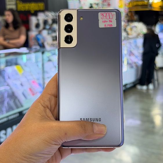 Samsung S21 Plus 5G 128GB สีม่วง เครื่องศูนย์ สภาพสวยมากๆ พื้นจอมีเส้นจางๆ จอ6.7นิ้ว แรม8รอม128 กล้องหลัง64ล้าน(3ตัว)🔥🔥 รูปที่ 2