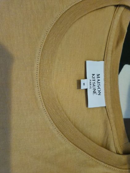 เสื้อยืด​ Maison Kitsune สีส้มพาสเทล รูปที่ 3