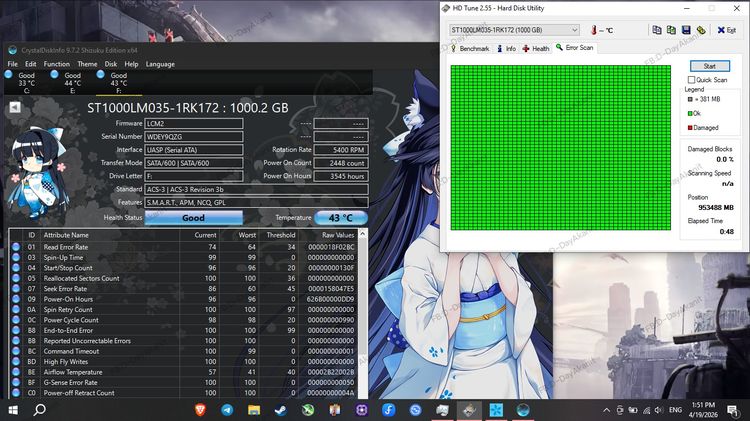 ขาย HDD ยี่ห้อ Seagate ขนาด 2.5 นิ้ว 1TB รูปที่ 3