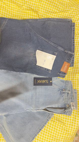 ยีนส์SARAN SR027 กางเกงยีนส์ทรงกระบอกใหญ่ Baggy Jeans รูปที่ 2