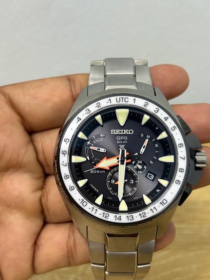 เงิน Seiko GPS 8X53