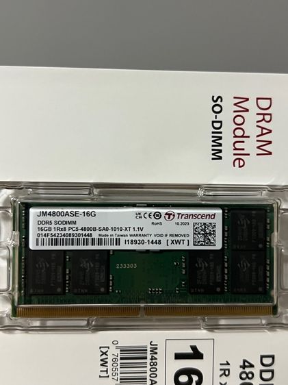 Ram DDR5 16GB transcend 4800B รูปที่ 2