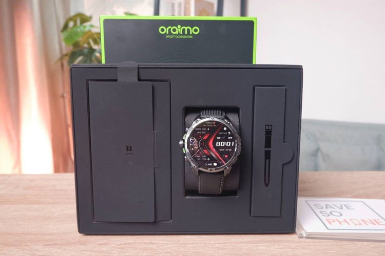 Oraimo Watch GT สี Black เครื่องสวย ราคาเพียง 2,690.- มีประกันร้าน 60วัน รูปที่ 2