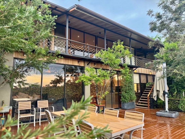 ขายสวนทุเรียนขั้นบันได + บ้านพักสไตล์รีสอร์ท บนเนินเขา วิวหลักล้าน รูปที่ 4