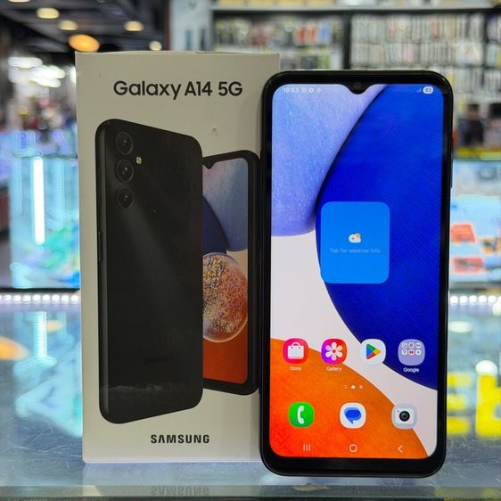 Galaxy A14 128 GB Samsung A14 5G สีดำ เครื่องศูนย์ สภาพสวย จอ6.6นิ้ว แรม4รอม128 Dimensity700 กล้อง50ล้าน(3ตัว)🩷🩷