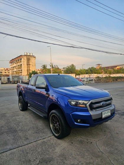 Ford Ranger 2017 2.2 Hi-Rider XL Plus Sport Pickup ดีเซล ไม่ติดแก๊ส เกียร์ธรรมดา น้ำเงิน รูปที่ 2