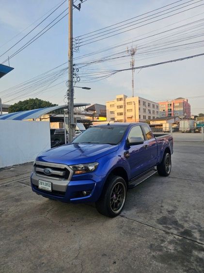 Ford Ranger 2017 2.2 Hi-Rider XL Plus Sport Pickup ดีเซล ไม่ติดแก๊ส เกียร์ธรรมดา น้ำเงิน รูปที่ 3
