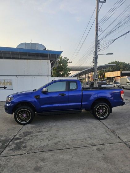 Ford Ranger 2017 2.2 Hi-Rider XL Plus Sport Pickup ดีเซล ไม่ติดแก๊ส เกียร์ธรรมดา น้ำเงิน รูปที่ 4