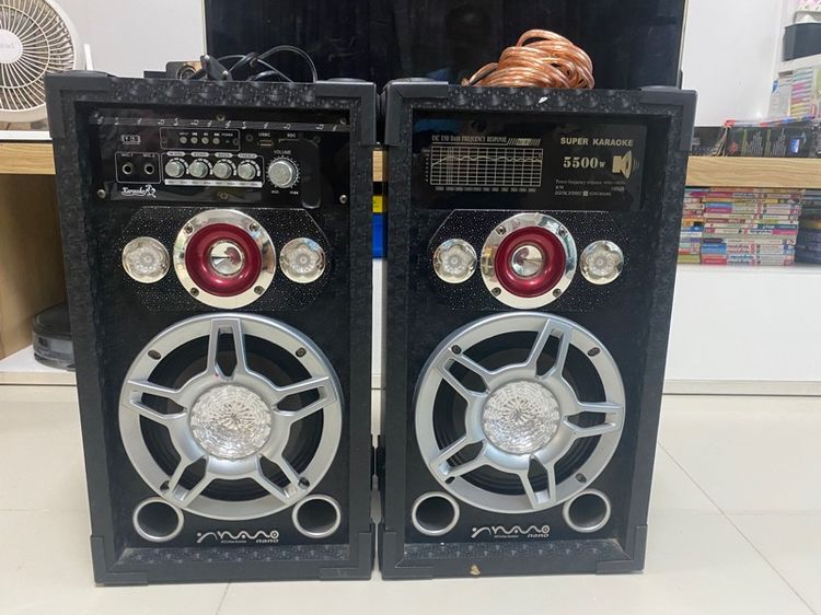 ลำโพงตู้คู่ NANO FSP-2108 พร้อมแอมป์ในตัว