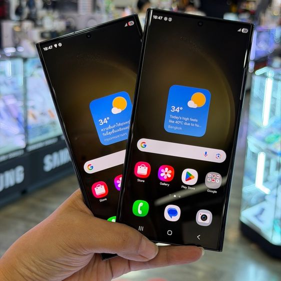 Galaxy S23 Ultra 256 GB Samsung S23 Ultra 256GB สีเขียว เครื่องศูนย์ สภาพสวยมาก จอ6.8นิ้ว แรม8รอม256 Snap8 Gen2 กล้อง200ล้าน(4ตัว)🔥🔥