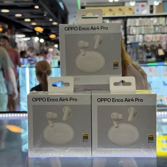 OPPO Enco Air4 Pro สีขาว เครื่องศูนย์ สภาพสวยมากๆ หูฟังบลูทูธไร้สาย True Wireless Noise Cancelling Earbuds 🔥🔥