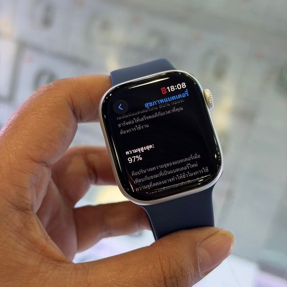 Apple Watch Series10 GPS 42mm. Silver Aluminium Denim สภาพสวยมากๆ🔥🔥 รูปที่ 6