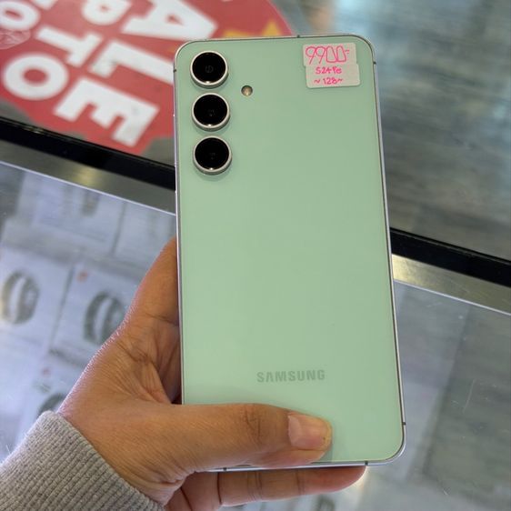Samsung S24 FE สีเขียว เครื่องศูนย์ สภาพสวย จอ6.7นิ้ว แรม8รอม128 กล้อง50ล้าน(3ตัว) เครื่องใช้งานดีเยี่ยม ครบยกกล่อง🔥🔥 รูปที่ 3