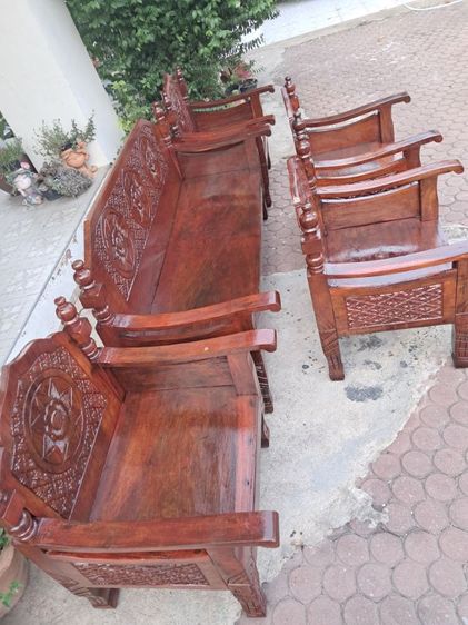 ชุดเก้าอี้ไม้สัก 5 ชิ้น รูปที่ 8