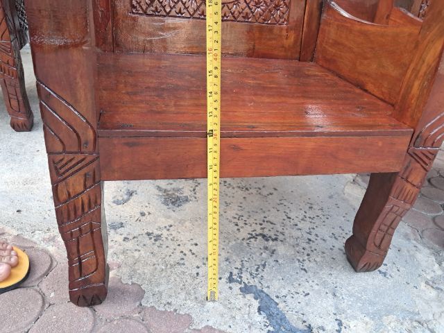 ชุดเก้าอี้ไม้สัก 5 ชิ้น รูปที่ 7