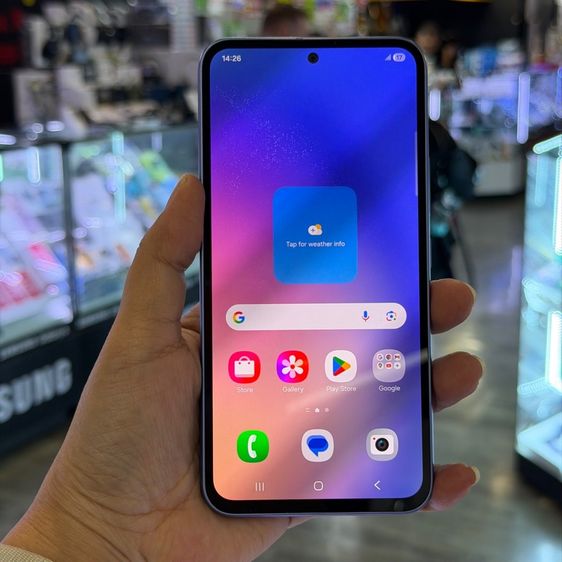 Galaxy A54 128 GB Samsung A54 5G สีม่วง เครื่องศูนย์ สภาพสวยมากๆ จอ6.4นิ้ว แรม8รอม128 กล้อง50ล้าน(3ตัว)🔥🔥