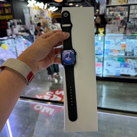 ดำ โลหะ Apple Watch Series8 GPS 41mm. Black Aluminum Case ครบยกกล่อง🔥🔥
