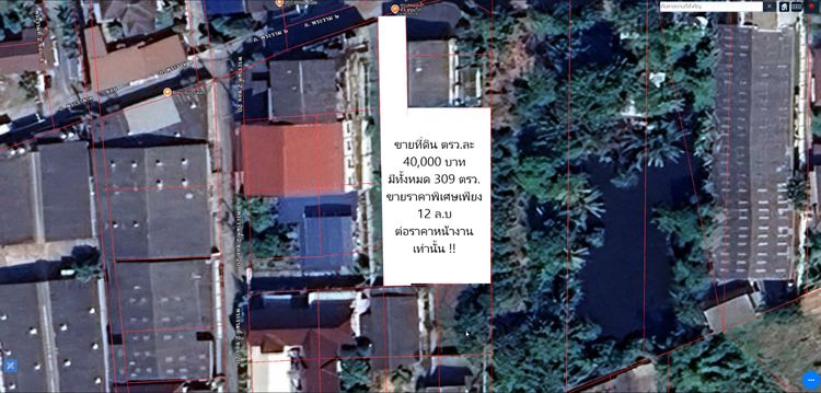 ขายที่ดินเปล่า เนื้อที่ 309ตารางวา รูปที่ 3