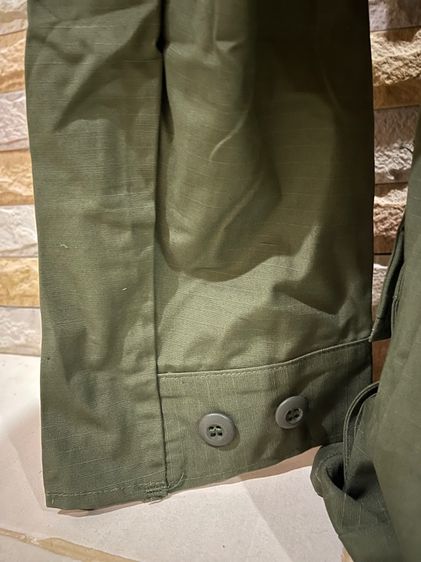 Tropical Combat Jacket 5rd Pattern เสื้อกระเป๋าเฉียงรุ่นที่ 5 ปี1970 Size X-Small Regular ผ้าลายตาราง(Rip-Stop)งานแท้ตรงปี รูปที่ 11