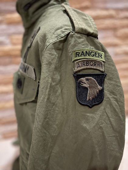 M65 ซิปรมดำ OG Field Jacket DPSC Made IN USA SIZE  MEDIUM SHORT ซิปรมดำTALON ผลิตมาเฉพาะและมีจำนวนจำกัด รูปที่ 5