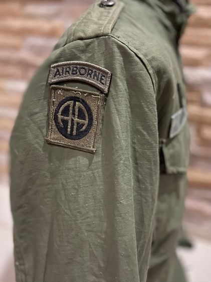 M65 ซิปรมดำ OG Field Jacket DPSC Made IN USA SIZE  MEDIUM SHORT ซิปรมดำTALON ผลิตมาเฉพาะและมีจำนวนจำกัด รูปที่ 6