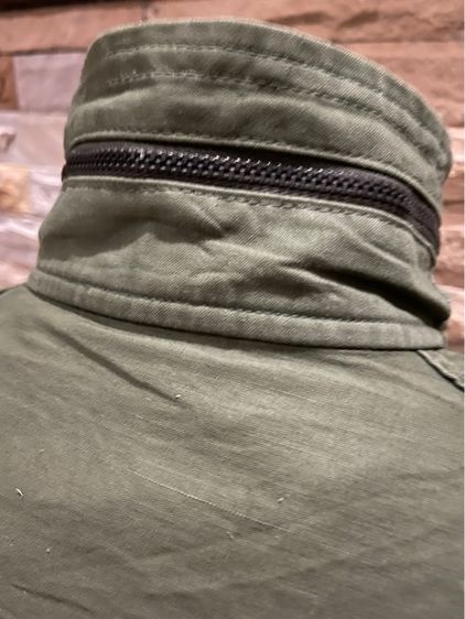 M65 ซิปรมดำ OG Field Jacket DPSC Made IN USA SIZE  MEDIUM SHORT ซิปรมดำTALON ผลิตมาเฉพาะและมีจำนวนจำกัด รูปที่ 12