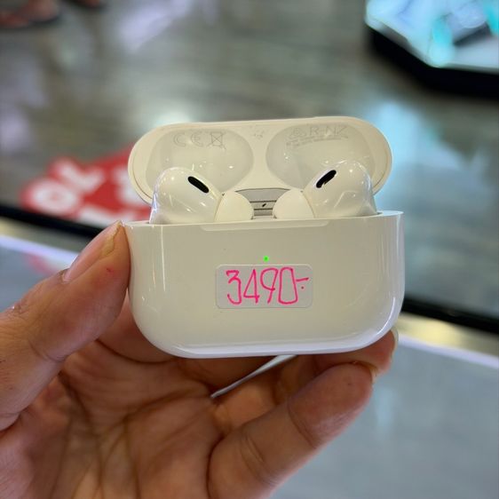 Apple Airpods Pro (2nd generation) สีขาว ของศูนย์ สภาพสวย เครื่องใช้งานดีเยี่ยม มีเฉพาะตัวเครื่อง 🩷🩷