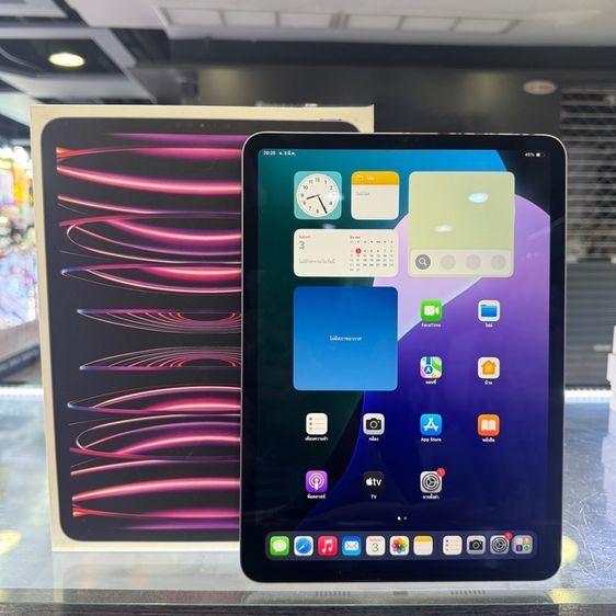 Apple 256 GB iPad Pro 11 Gen4 M2 256GB ใส่ซิม(CellularและWiFi) สีดำ เครื่องศูนย์ โมเดลTH ครบยกกล่อง 🔥🔥