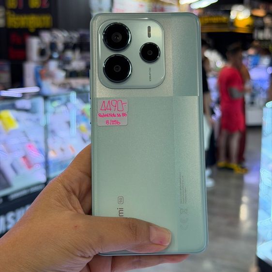 Redmi Note14 5G สีเขียว(Coral Green) เครื่องศูนย์ สภาพสวยมากๆ จอ6.67นิ้ว แรม8รอม256 Dimensity7025 กล้อง50ล้าน(3ตัว) ครบยกกล่อง 🔥🔥 รูปที่ 3