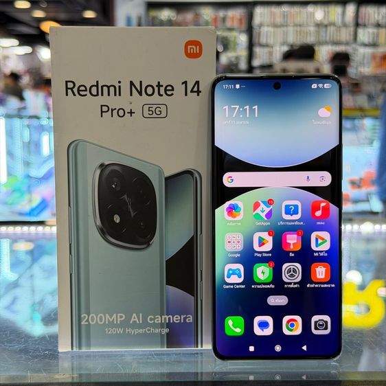 Xiaomi อื่นๆ 512 GB Redmi Note14 Pro Plus 5G สีฟ้า(Frost Blue) เครื่องศูนย์ สภาพสวยมากๆ จอ6.67นิ้ว แรม12รอม512 Snap7s Gen3 กล้อง200ล้าน(3ตัว) 🔥🔥