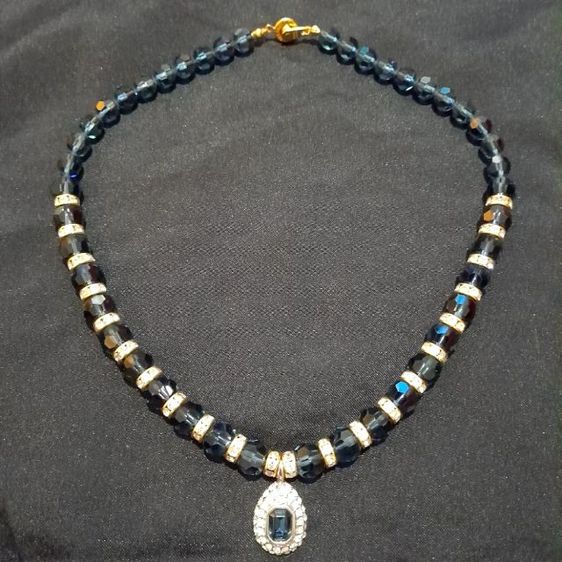 เซ็ตเครื่องประดับคริสตัลสีน้ำเงิน รูปที่ 3